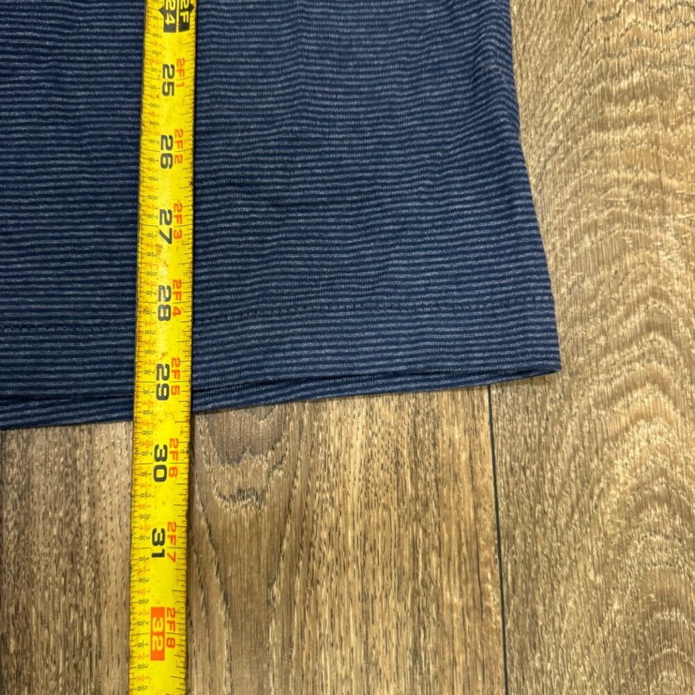 VTG Michigan Wolverines Shirt Men's XL Blue Striped Retro Sportswear 80s USA - Picture 11 of 12